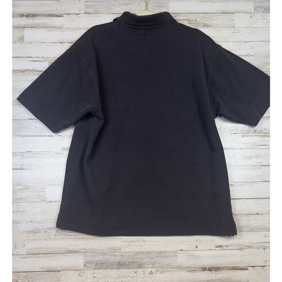 Ping Collection Men's XL Dry Fiber Dynamics Solid Dark Blue Golf Polo Shirt - Picture 2 of 5